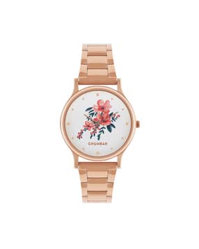 teal by chumbak 8907605117299 Analogue Watch with Stainless Steel Strap-picture-10
