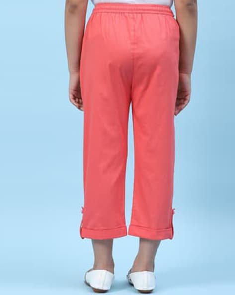 Buy Red Trousers  Pants for Girls by BIBA Online  Ajiocom