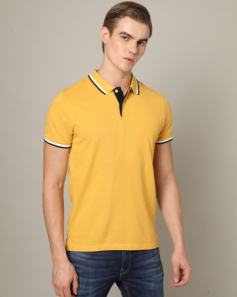 Regular Fit Polo T-Shirt with Side Vents