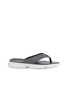 Buy CH.GRY BLK Flip Flop Slippers for Men by Campus Online