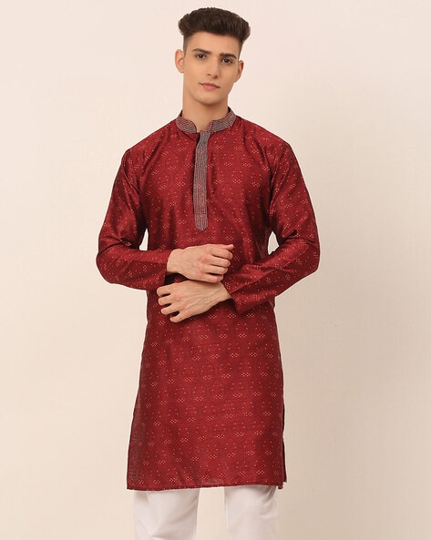 Jompers Mandarin-Collar Long Kurta