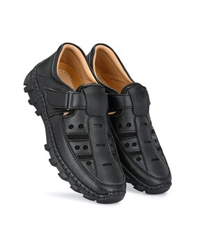 Buy Black Sandals for Men by Mactree Online Ajio