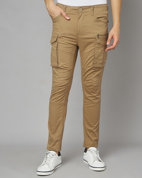 MUFTI Skinny Fit Men Beige Trousers - Buy MUFTI Skinny Fit Men Beige  Trousers Online at Best Prices in India | Flipkart.com