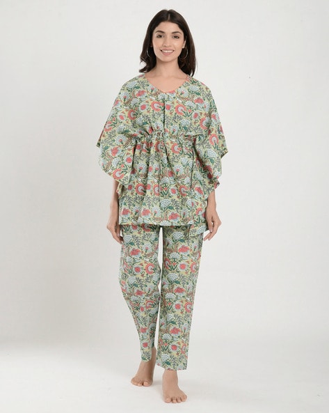 Buy Green Night&LoungeWearSets for Women by Ikk Kudi By Seerat