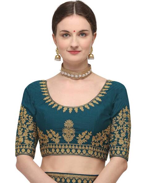 Silk Designer Blouse Back Neck Designs, Size: Free at Rs 300/piece