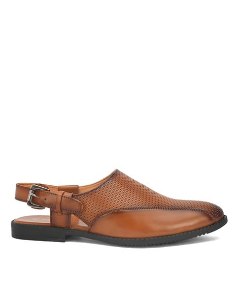 Shoe-Style Sandals with Buckle Fastening