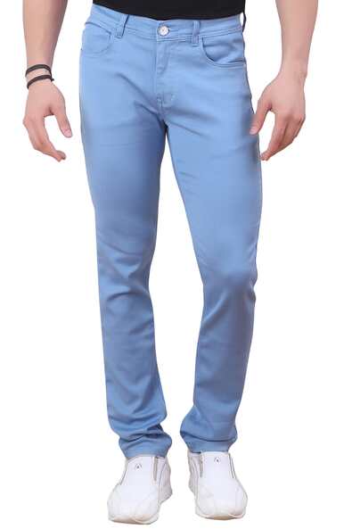 Sky blue hot sale colour jeans