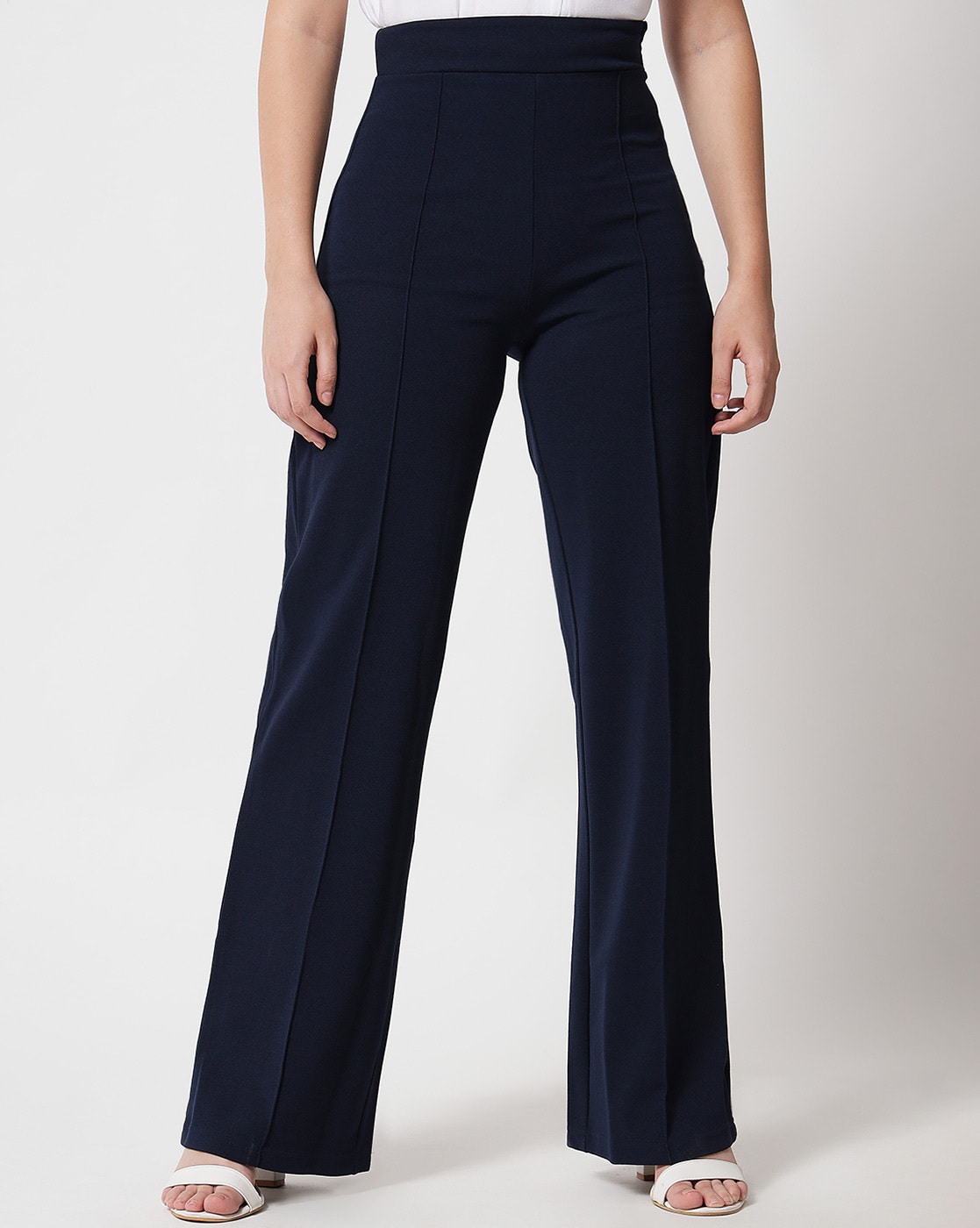 Naariy Regular Fit Women Blue Trousers - Buy Naariy Regular Fit Women Blue  Trousers Online at Best Prices in India | Flipkart.com