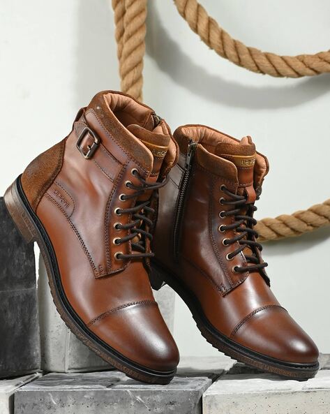 Cheap brown boots outlet mens