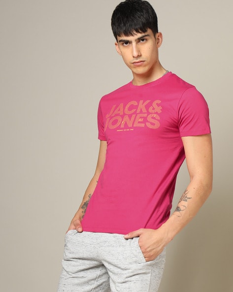 Pink for Men by Jack & Jones Online | Ajio.com