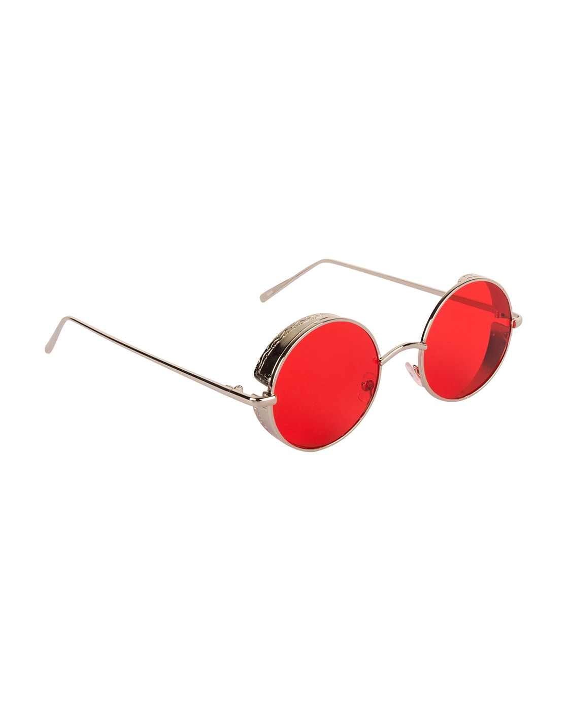 Alf Red Tinted Round Sunglasses S21A1267 @ ₹999