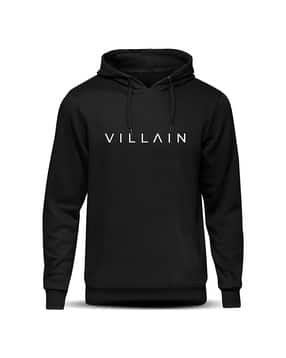 villain Full Sleeve Brand Print Hoodie-picture-30