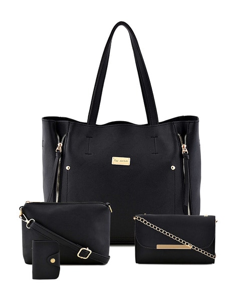 Buy Kenneth Cole Black Casual Women's Tote Handbag (KCNYHB1005BLK) Online  at Best Prices in India - JioMart.