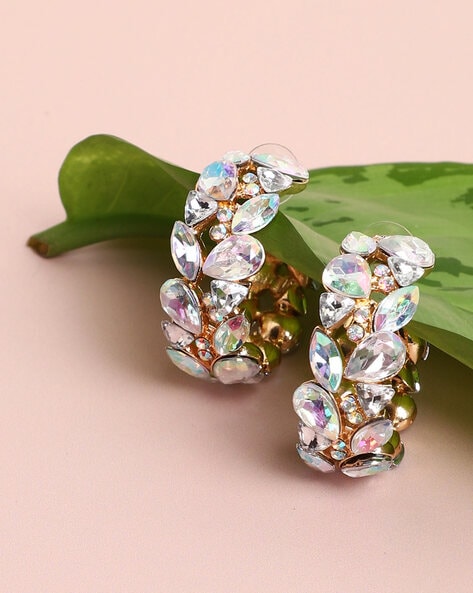 Update more than 78 gemstone hoop earrings gold - 3tdesign.edu.vn