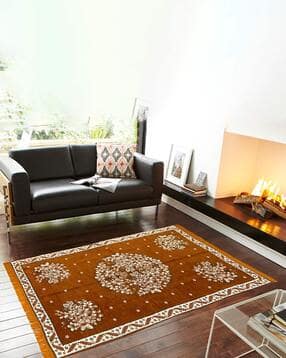 aazeem Floral Print Rug 7' x 5'-picture-51