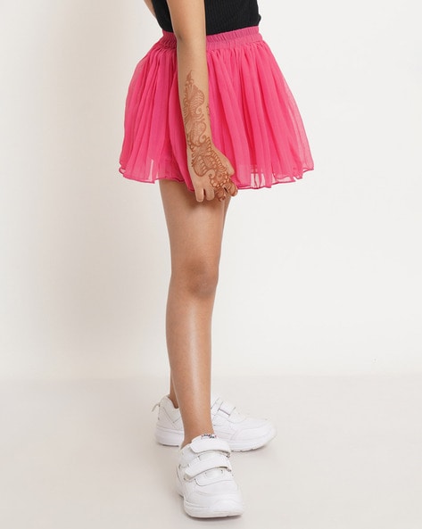 Buy Pink Skirts for Girls by CREATIVE KID S Online Ajio