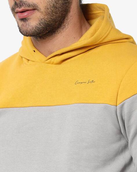 Mens block colour on sale hoodie