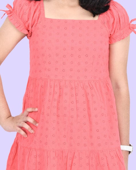 Rk Dresses Girls Midi/Knee Length Party Dress Price in India - Buy Rk Dresses  Girls Midi/Knee Length Party Dress online at Flipkart.com