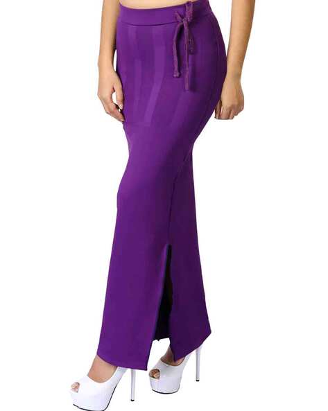 Saree Shapewear Saree Petticoat Combo Purple Maroon Saree Skirt Saree  Silhouette Smooth Stretchable Shape Wear Body
