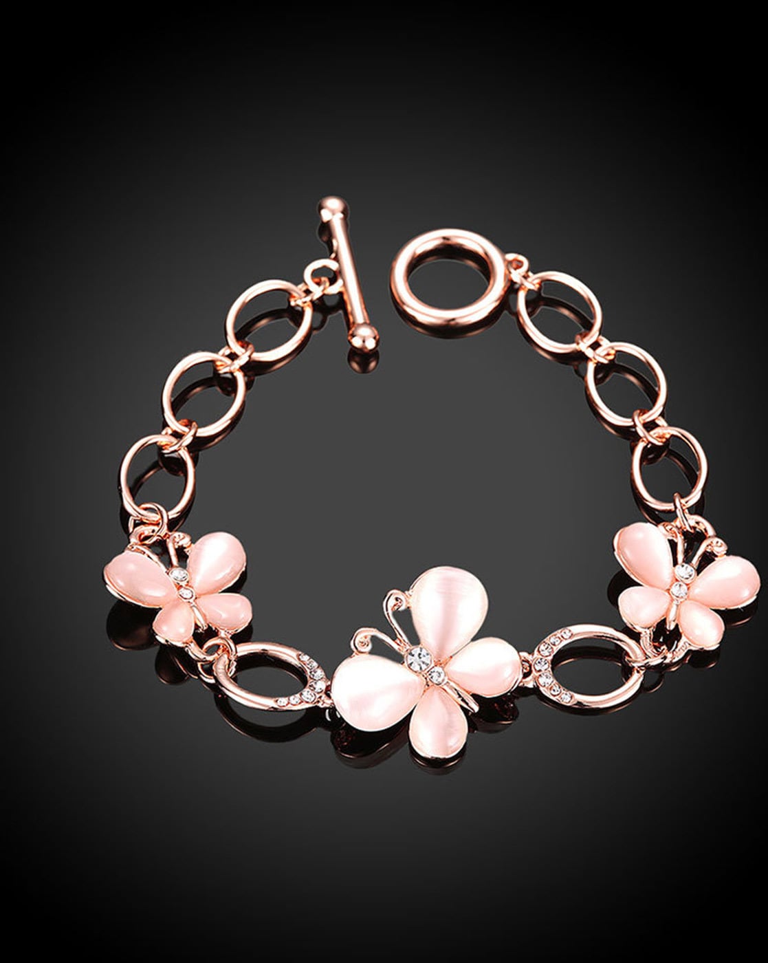 Luminous Hearts Gold Bracelet Online Jewellery Shopping India | Rose Gold  14K | Candere by Kalyan Jewellers