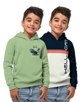 hellcat Pack of 2 Graphic Print Hoodies-picture-42