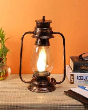 devansh Glass Lantern Table Lamp-picture-15