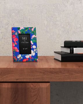 sej by nisha gupta Floral Print Rectangle Photo Frame-picture-12
