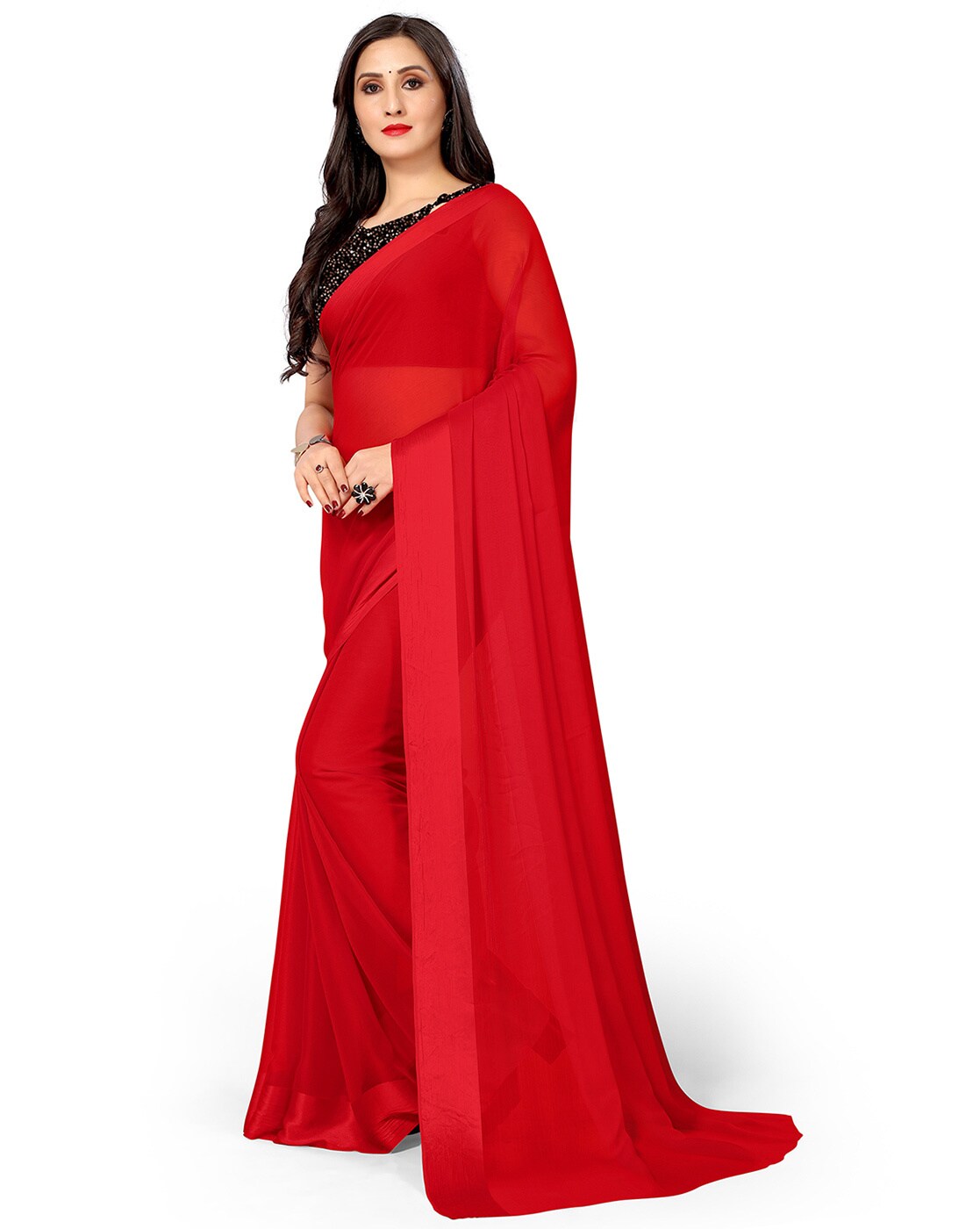 Transparent Red Dhakai Jamdani Saree at Best Price in Bangalore | Jamdani  Online