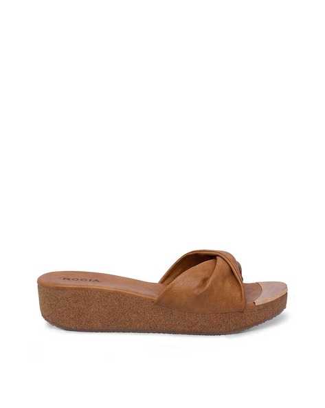 Tan slip on on sale wedges