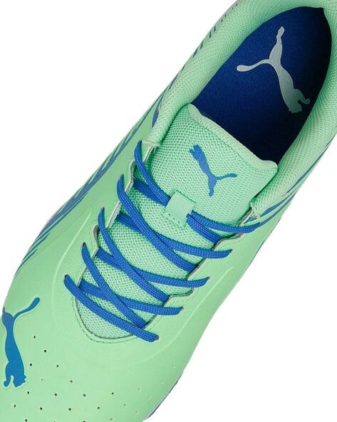 Puma blue outlet green shoes