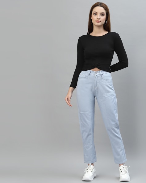 Buy Black Tops for Women by FRISKERS Online