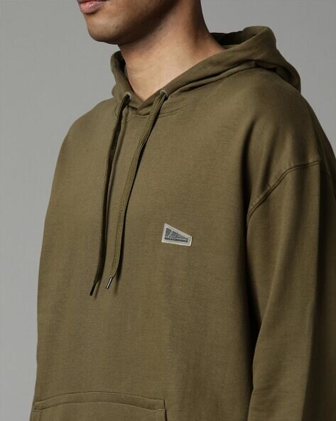 Buy Olive Sweatshirt & Hoodies for Men by BREAKBOUNCE Online