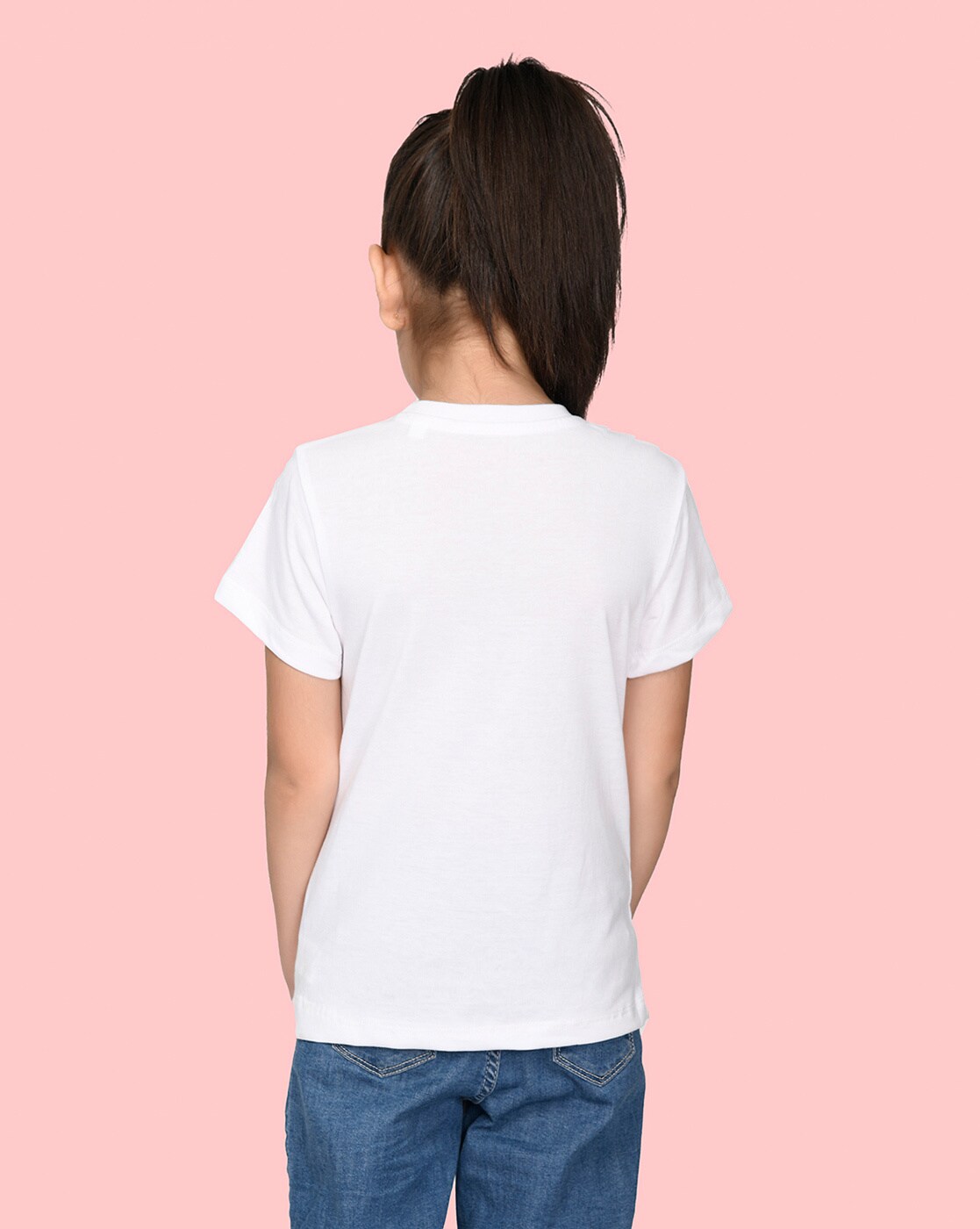 Girls plain hotsell white top