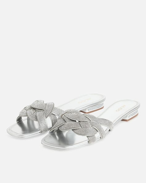 ALDO Embellished Slip-on Flat Sandals