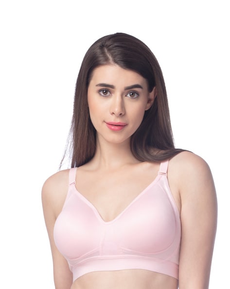 Buy Padded Non-Wired T-Shirt Bra In Pink Online India, Best Prices
