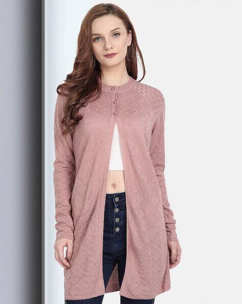 Buy Pink Sweaters Cardigans for Women by CLAPTON Online