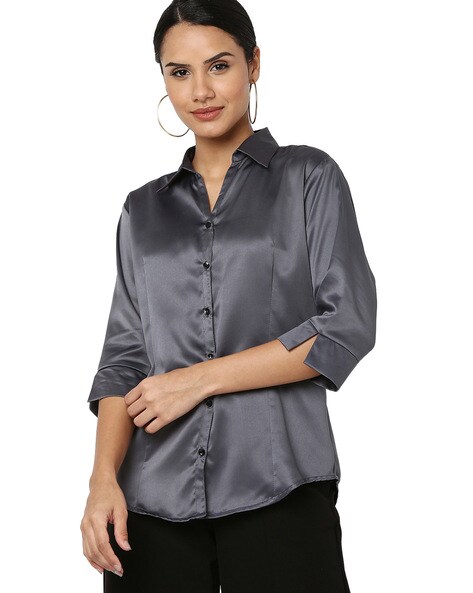 Buy Black Shirts for Women by SMARTY PANTS Online