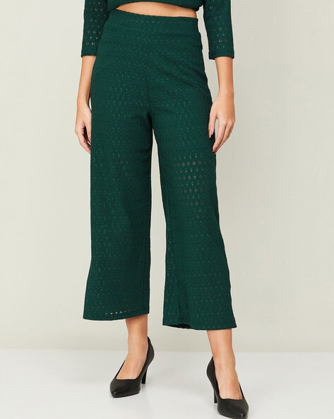 Buy Green Trousers & Pants for Women by Ginger by Lifestyle Online