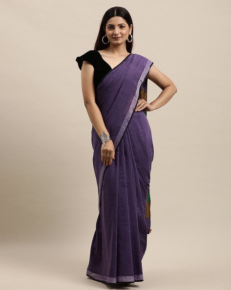 Buy Olive Sarees for Women by Indie Picks Online | Ajio.com