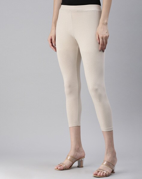 Mid-Calf Length Basic Leggings