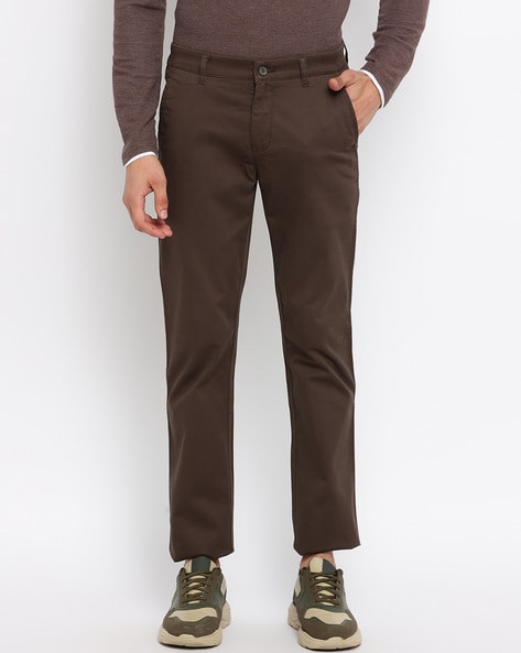 Buy Beige Trousers & Pants for Men by Cantabil Online | Ajio.com