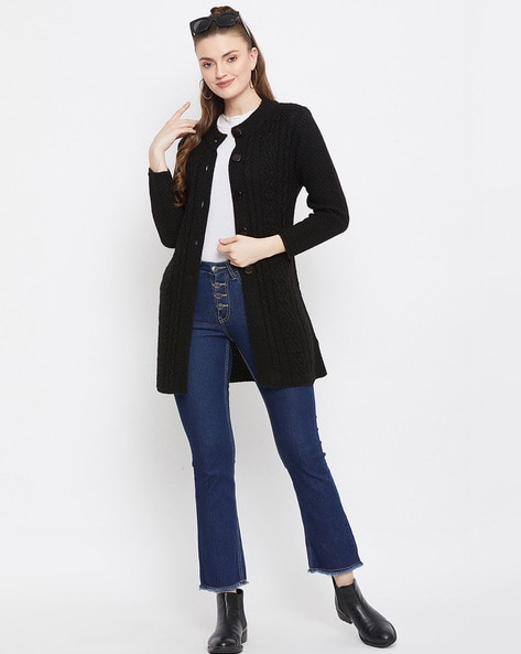 Lucky Brand Women's Shine Fairisle Cardigan Sweater, Black Multi, X-Small :  : Clothing, Shoes & Accessories