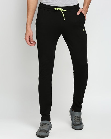 Buy Navy Track Pants for Men by CHROME & CORAL Online | Ajio.com