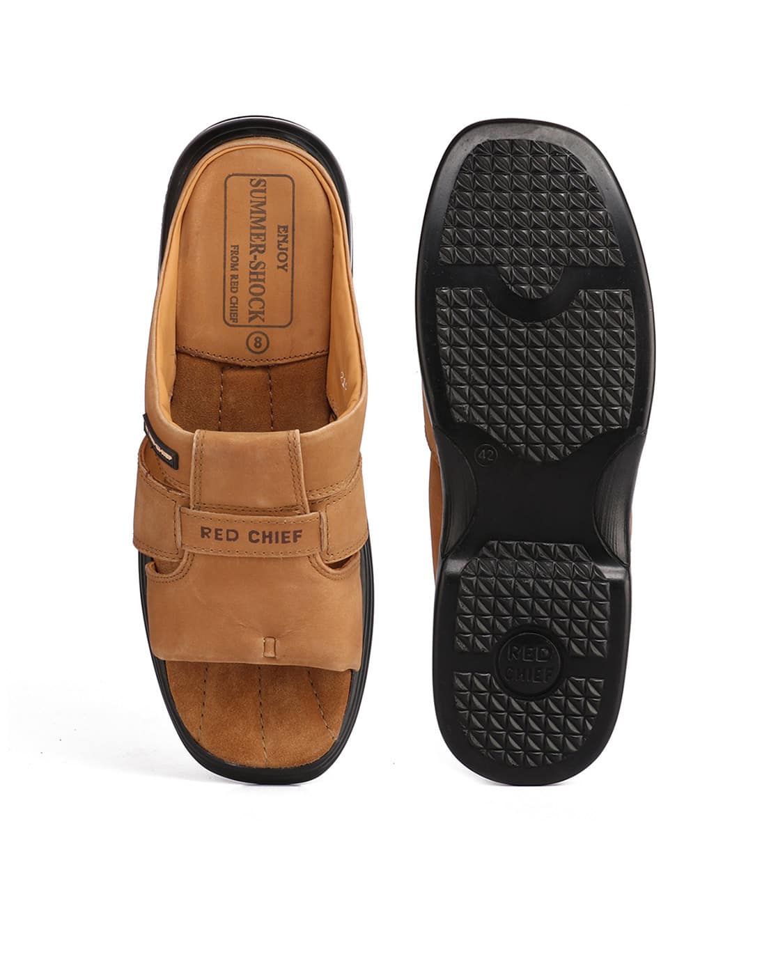 Buy Rust Flip Flop Slippers for Men by Red chief Online
