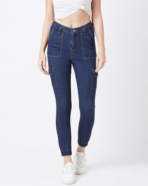 Slim High Cargo Jeans