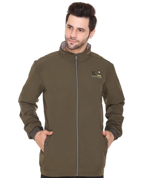 Buy Khaki Jackets Coats for Men by Kajar Online Ajio