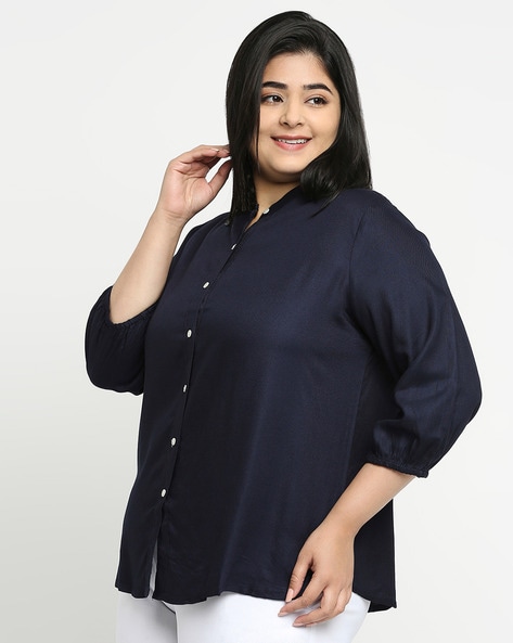 Plus size formal shirts hotsell for ladies