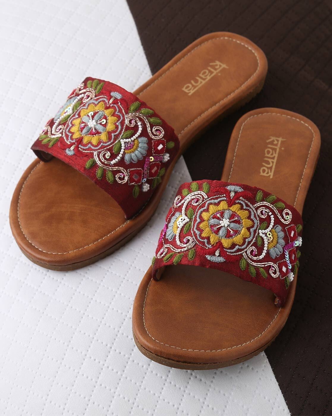 Buy Brown Flip Flop & Slippers for Women by Kiana House Of Fashion Online