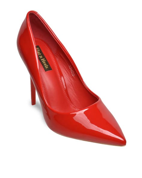 Buy Red Heeled Shoes for Women by Flat n Heels Online