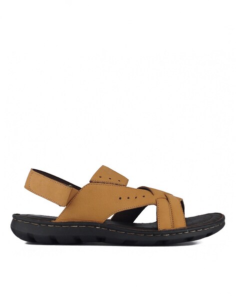 Buy online Red Leather Slip On Sandals from Sandals and Floaters for Men by Red  Chief for ₹1919 at 55% off | 2024 Limeroad.com